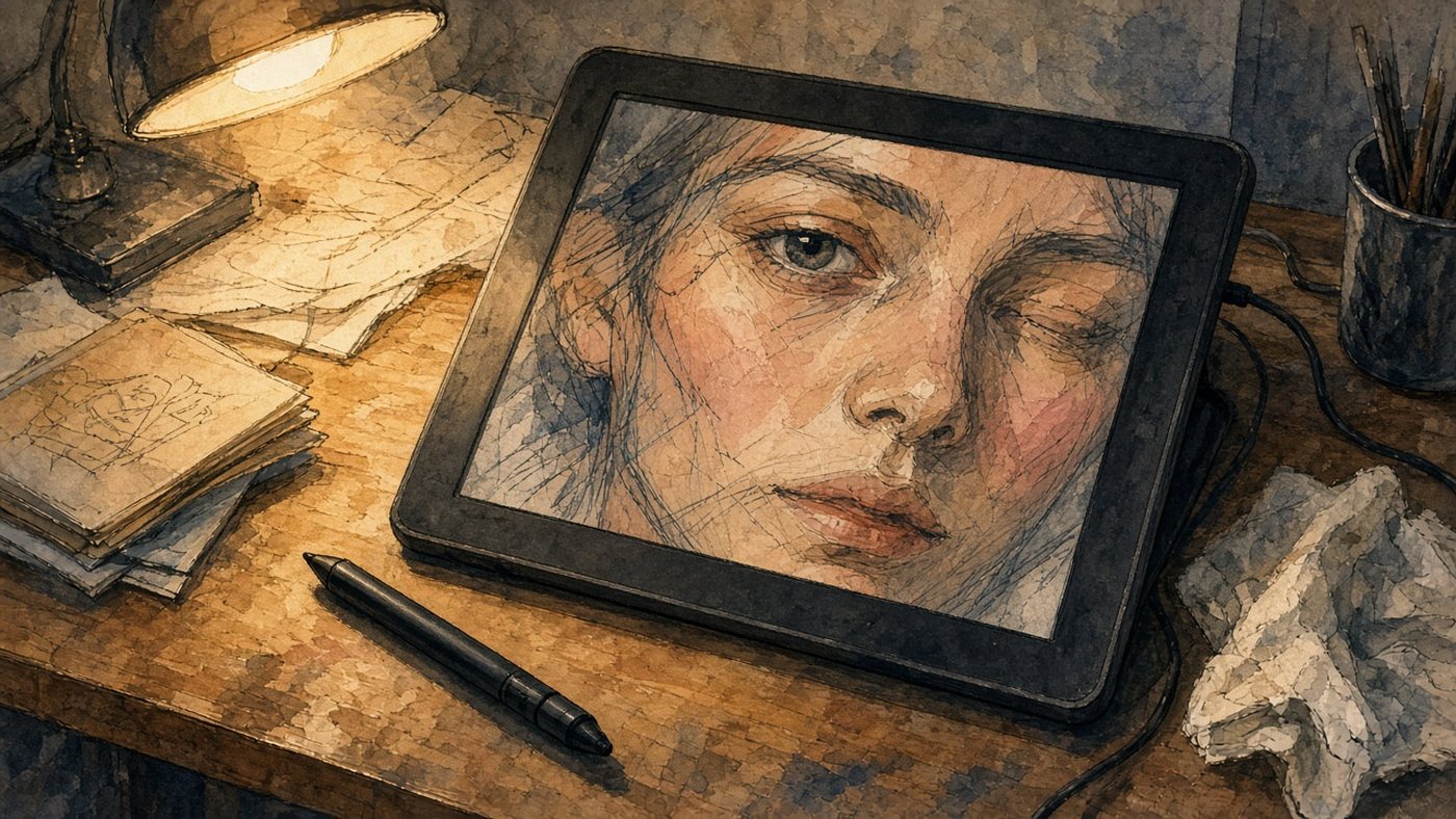 Рисунок на графическом планшете